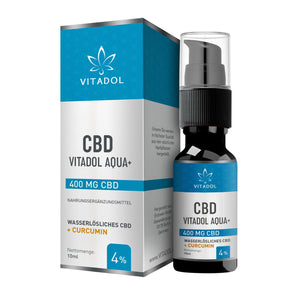 Vitadol Aqua+ - Wasserlösliches CBD Öl 4% 10ml